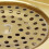 Ensemble de drain de sol doré 10x10cm 380-411g à profil bas 6