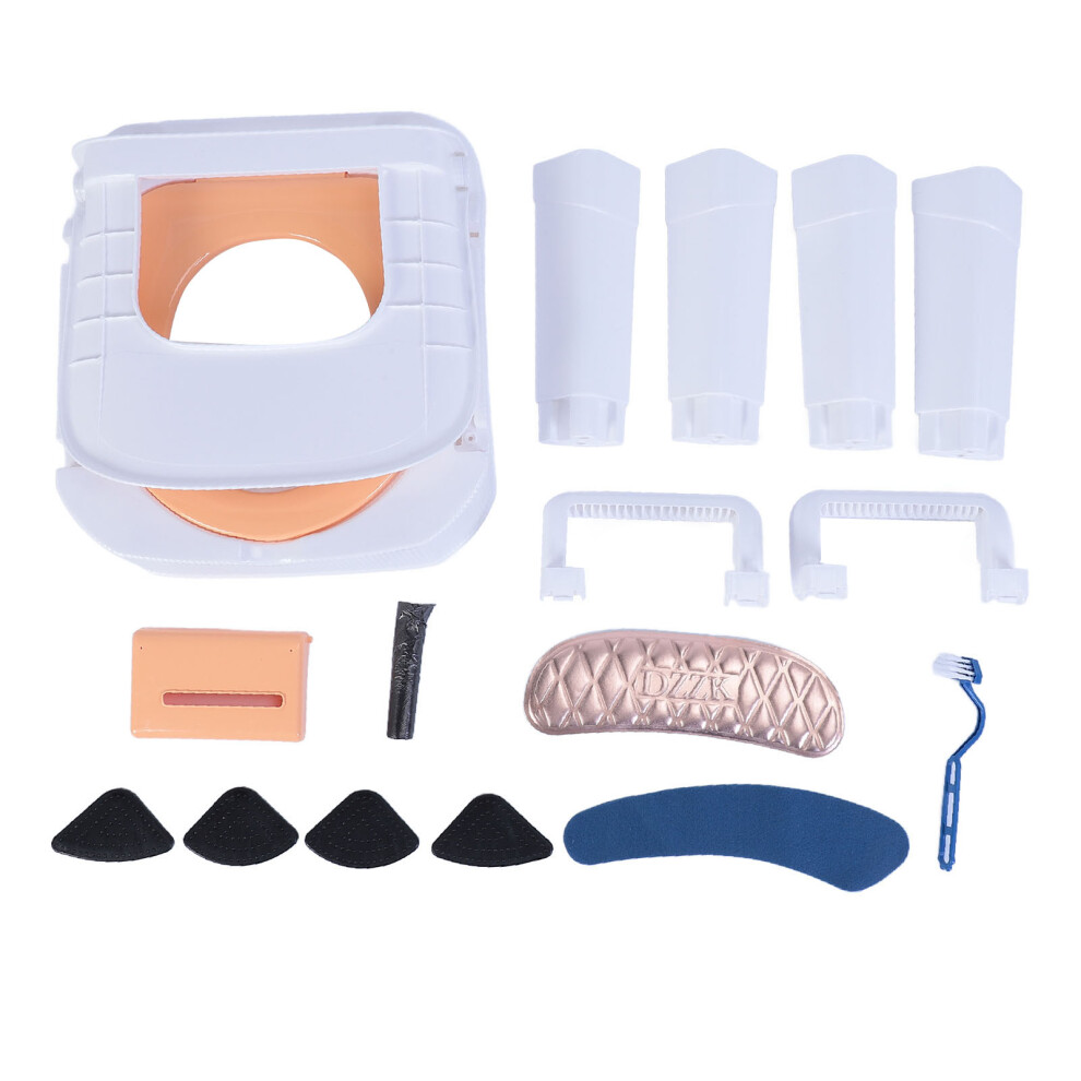 Gold Squat Toilet Commode Chair Detachable Foldable Non