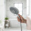 EcoSpa Large Round Chrome Shower Handset 150mm 5 Functions 6