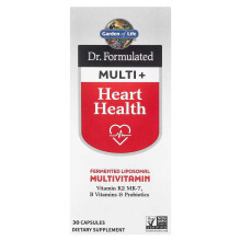 Garden of Life, Dr. Formulierte Multi+, Herzgesundheit, 30 Kapseln