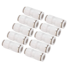 10 pezzi di connettore riduttore dritto PG6-4 bianco