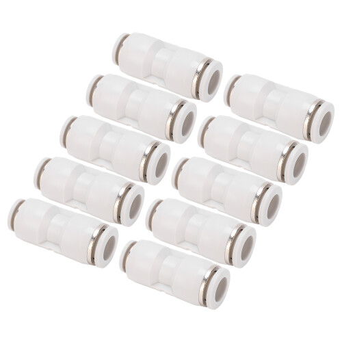10 pezzi di connettore riduttore dritto PG6-4 bianco