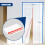 GEEZY GEEZY Door Dust Sheet Cover with Zip Temporary Plastic Barrier for Decorating Projects 3