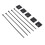 200Pcs Nylon Zip Ties High Temperature Resistant 4