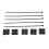 200Pcs Nylon Zip Ties High Temperature Resistant 9