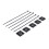 200Pcs Nylon Zip Ties High Temperature Resistant 7