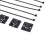 200Pcs Nylon Zip Ties High Temperature Resistant 13