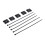 200Pcs Nylon Zip Ties High Temperature Resistant 2