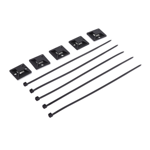 200Pcs Nylon Zip Ties High Temperature Resistant 1