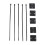 200Pcs Nylon Zip Ties High Temperature Resistant 10