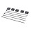 200Pcs Nylon Zip Ties High Temperature Resistant 3