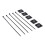 200Pcs Nylon Zip Ties High Temperature Resistant 5