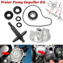 For Yamaha YZ250F 2001-2013 WR250F 2001-2013 Water Pump Impeller Shaft Gear Kit