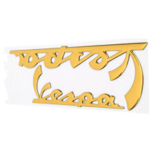 Adesivo Emblema 3D GTS300 LX125 LX150 - SuperYellow