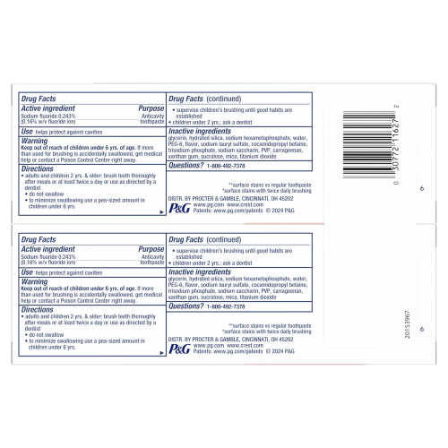 Crest Crest 3D White Brilliance Vibrant Peppermint Toothpaste 4.6 oz (130 g) 2 Pack 2