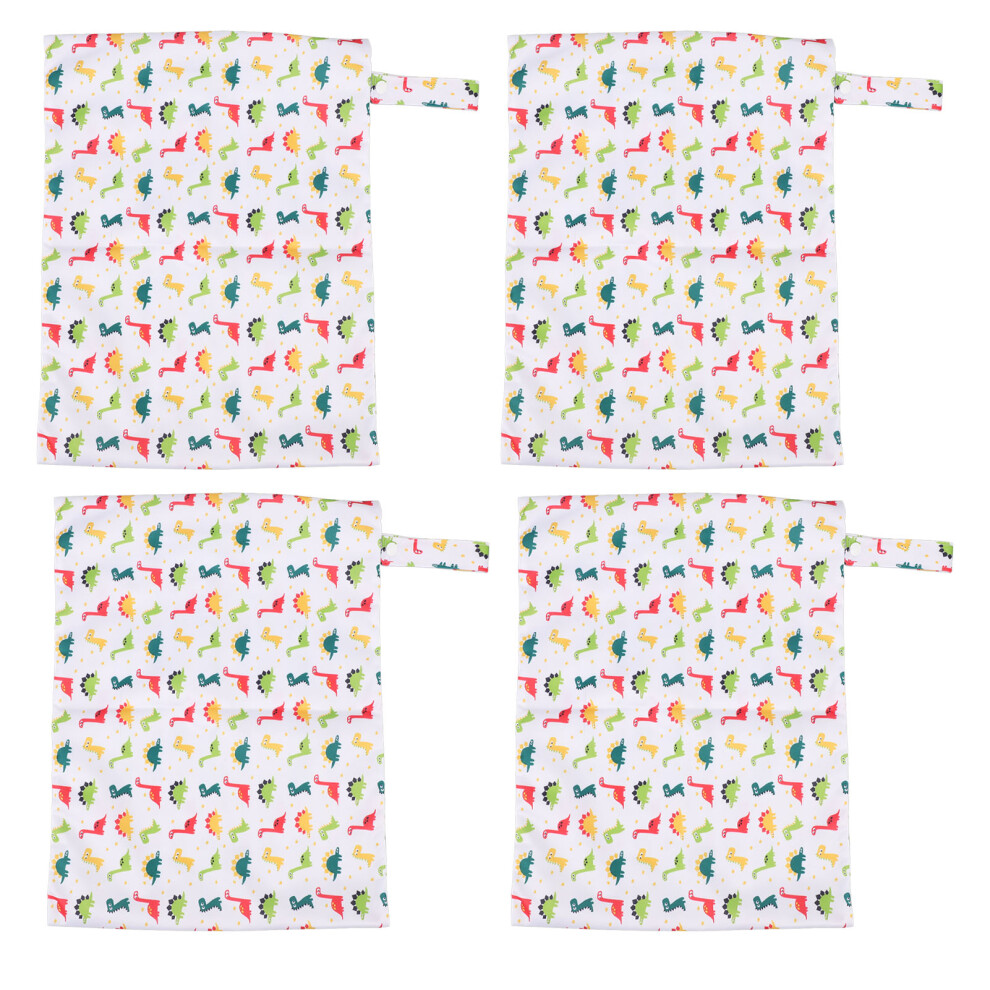 4Pcs Baby Stroller Hanging Bag Cotton Printed