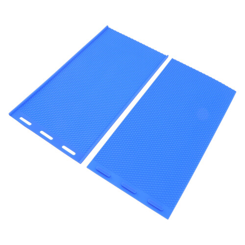 2Pcs Silicone Beeswax Sheet DIY Mold Soft Press 2