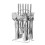 24pcs Hanging Flatware Set Eco Friendly Hanging 4