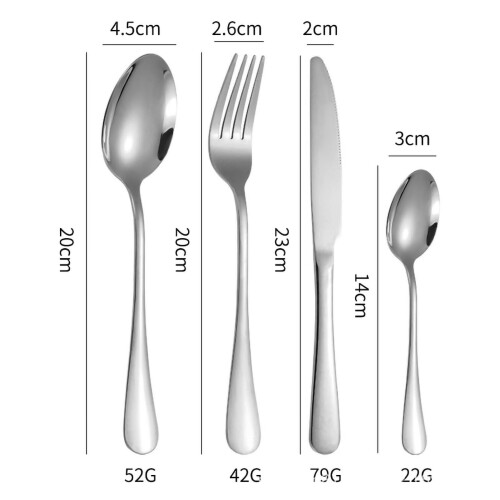 24pcs Hanging Flatware Set Eco Friendly Hanging 1