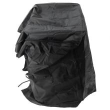 210D rivestita in argento Copertura WM 101x74x71 cm Nero