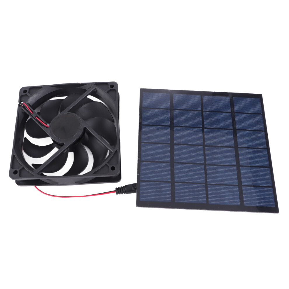 5W Solar Panel Fan Eco Friendly Low Noise Compact 8195014359489