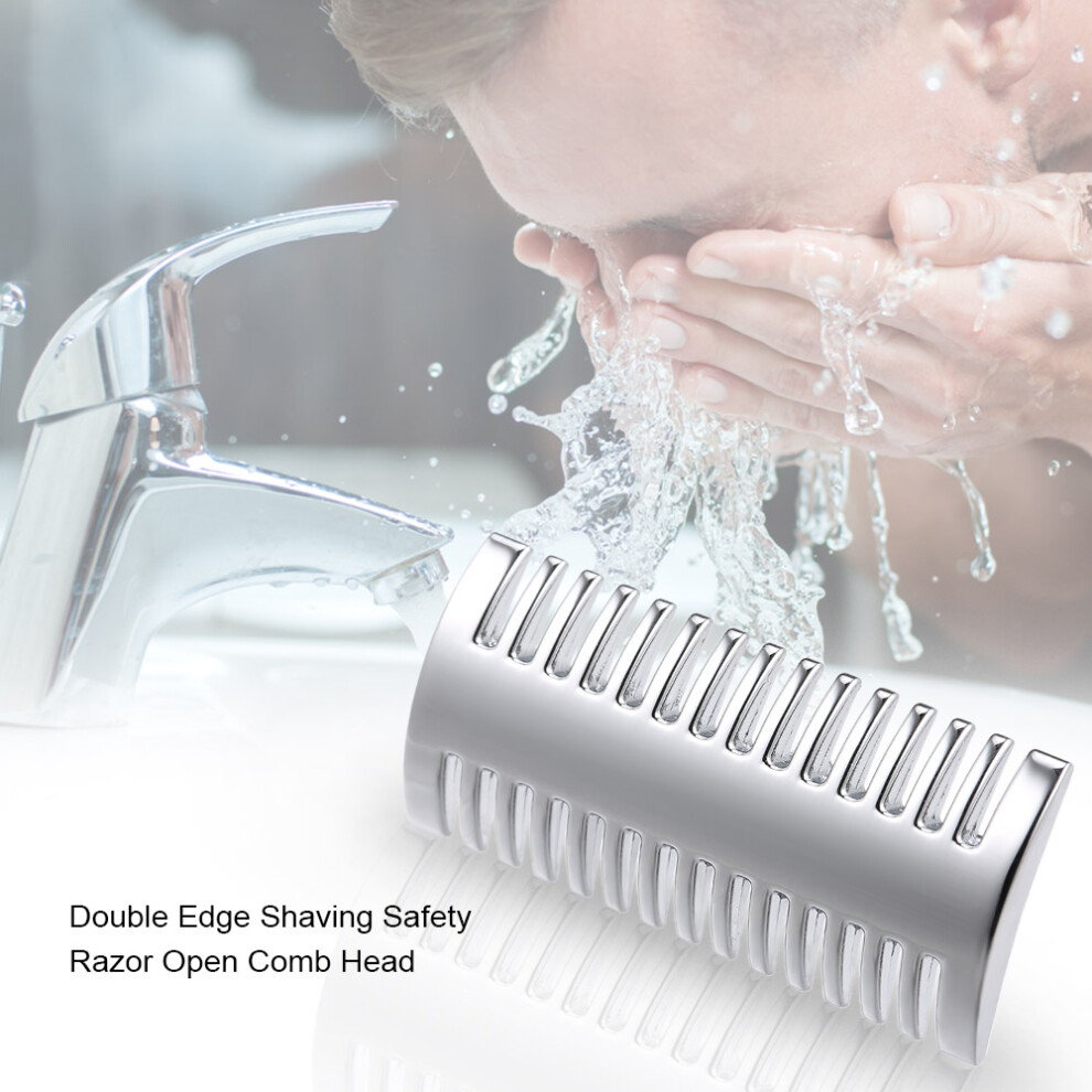 Double Edge Shaving Safety Razor Open Comb Head