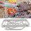 Folding Campfire Grill Stainless Steel Grid Shaped 12