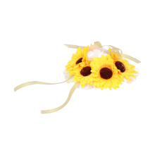 Cuscino per anello a girasole, custodia a forma di cuore, 2.1oz