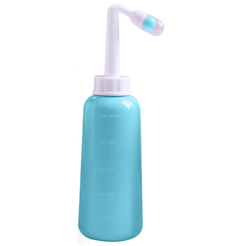 (Green) 500Ml Portable Travel Handheld Bidet Sprayer Personal Hygiene Cleaning Spraying Bottle 6914276525270