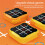 (Yellow) Super Tic-Tac-Toe Mole Attack Educational Toy for Kids Interactive Learning Table Game 3