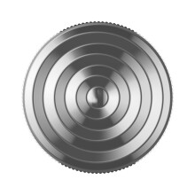 (A) Decompress Pendant Gyro Spinner Necklace Key Chain Metal Spinning Gyroscope Cool Fidget Toy