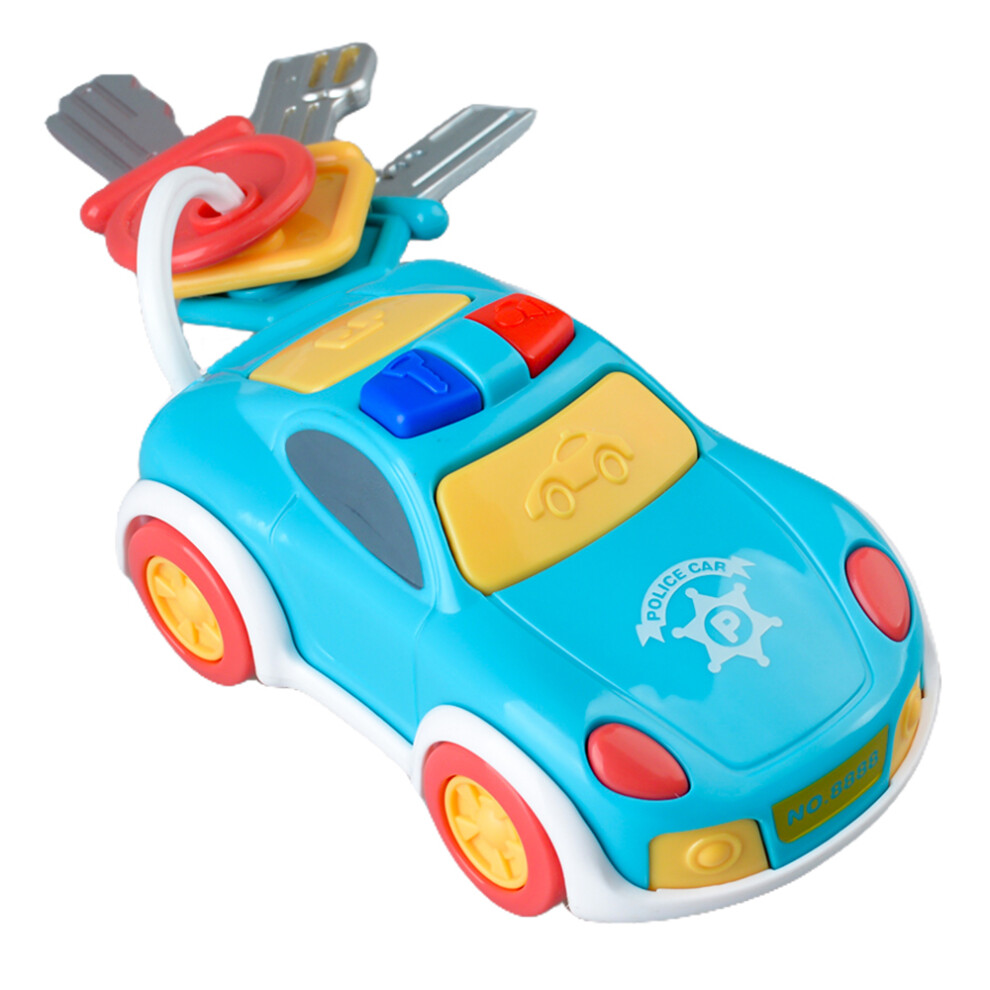 (Blue) 1125 Early Education Children Car Toy Music Light Effects Fun Kids Gift for Boys Girls-image-OPC-PJS56S5-NEW