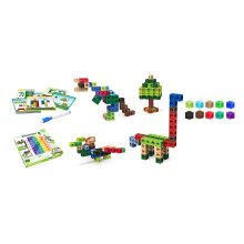 (Advanced Edition) DIY Building Block Brick Puzzle Toy Construction Assembly Cubes Educational Toy for Kids