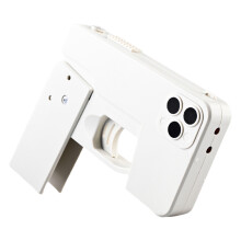 (White) 8093 Double Nozzle Foldable Water Gun for Children Outdoor Water Fight Toy