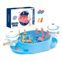 (A) Children Catapult Marble Toy Double Player Parent-Child Combat Table Game