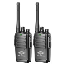 (Black) LZ031 1 Pair Kids Walkie Talkies Gifts Voice Call Family Walkie Talkie for Camping Hiking Indoor Outdoor