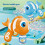 (Blue) Electric Clownfish Shaped Bubble Machine with 1 Bottle Bubble Solution Automatic Bubble Blower for Kids 4