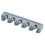 (5 Racks) Anti-skid Buckle Design Multi-function Mop Hanger with Bendable Hook 1