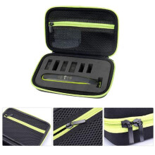 (Yellow) Hard Case Organizer Carrying Bag for Philips Norelco OneBlade Electric Trimmer Shaver QP2520/90/70