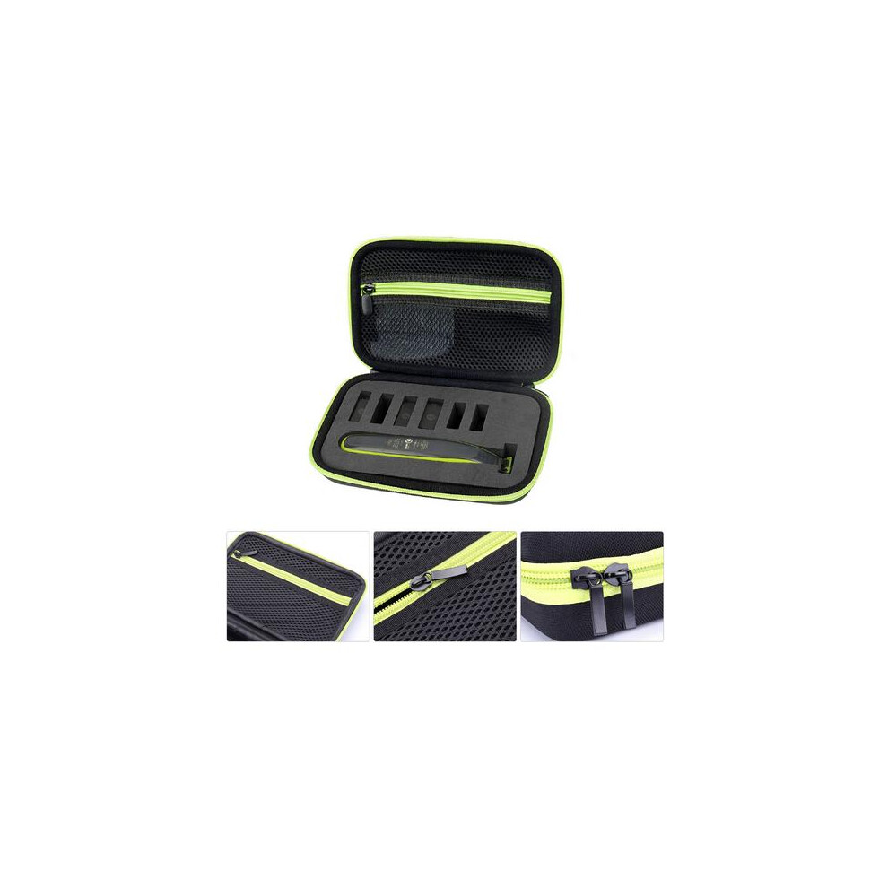 Yellow (Yellow) Hard Case Organizer Carrying Bag For Philips Norelco Oneblade Electric Trimmer Shaver Qp2520/90/70
