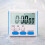 (Blue) Magnetic Large LCD Digital Kitchen Timer with Loud Alarm Count Up & Down Clock 24 Hours Kitchen Timer 2