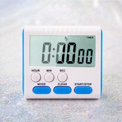 (Blue) Magnetic Large LCD Digital Kitchen Timer with Loud Alarm Count Up & Down Clock 24 Hours Kitchen Timer 1