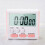 (Pink) Magnetic Large LCD Digital Kitchen Timer with Loud Alarm Count Up & Down Clock 24 Hours Kitchen Timer 2