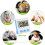 (Black) Magnetic Large LCD Digital Kitchen Timer with Loud Alarm Count Up & Down Clock 24 Hours Kitchen Timer 5
