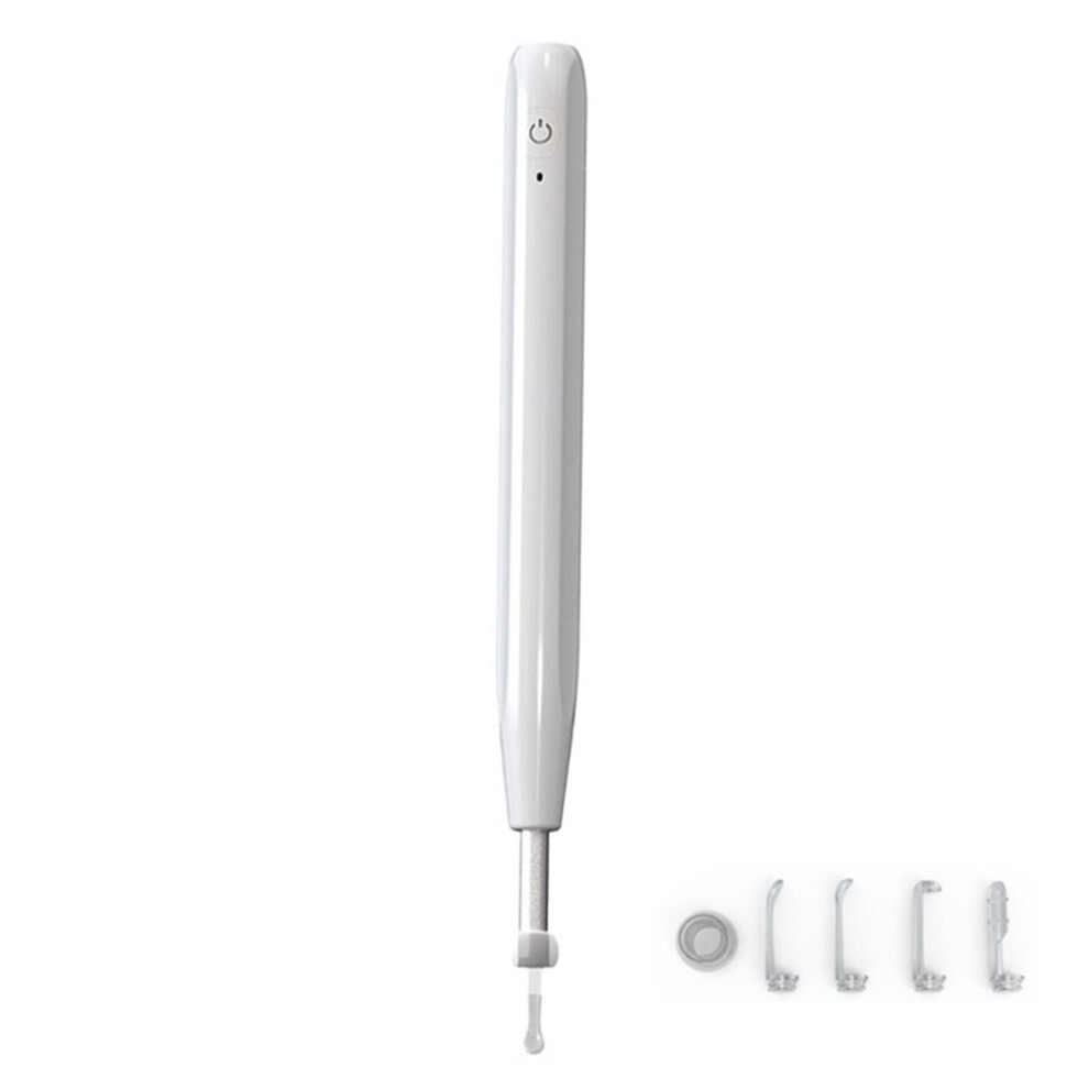 White/Light () W2 Ear Camera Otoscope Ear Wax Removal Tool Kit Led Ear Pick Spoon Earwax Remover