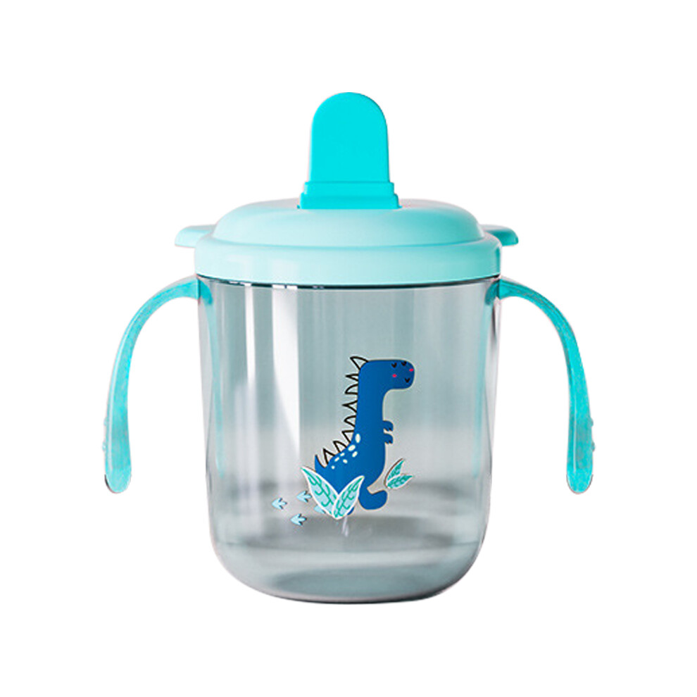 (C) 250ml Baby Feeding Cup Children Learn Drinking Bottle with Handles ST (BPA Free,No FDA Certificate)