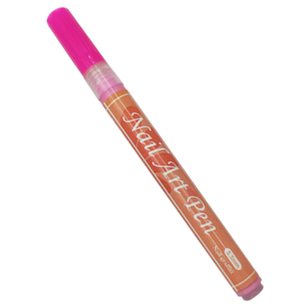 Pink (Pink) Flysea Na-5 Nail Art Pens 0.5Mm Fine Tip Quick Drying Graffiti Dotting Acrylic Marker Pens