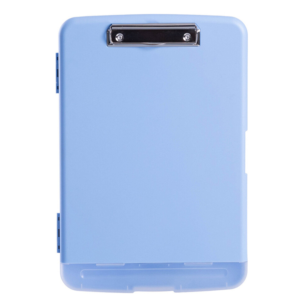 (Baby Blue) ZANYANG 83301 A4 File PP Organizer Box Writing Board A4 Document Storage Box with Clip and Pen Slot-image-OPC-PJS5CDJ-NEW
