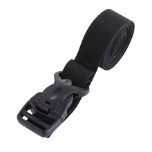 (Black) AOTU Adjustable Luggage Bag Binding Strap Travel Camping Equipment Suitcase Polyester Fixing Strap