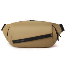 (Khaki) WEPOWER 1100-66 Size S Casual Men Crossbody Chest Bag Waterproof Sports Waist Pack for iPad 7.9 Inch